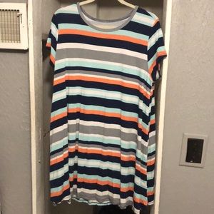 Multi color t-shirt dress